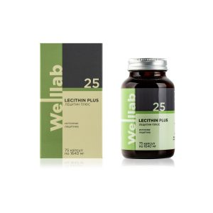 БАД источник фосфолипидов Welllab LECITHIN PLUS, 75 капсул